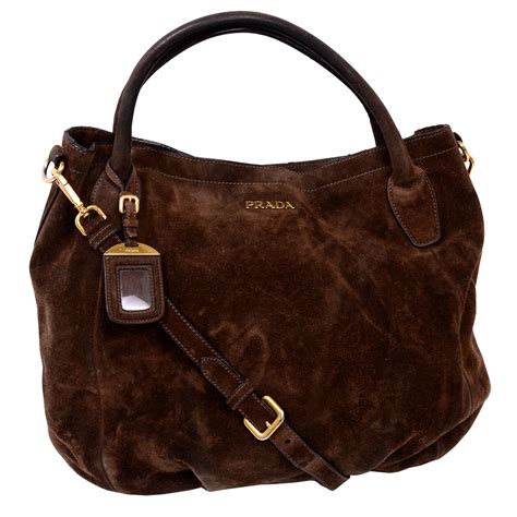 prada bags in brown|prada brown suede bag.